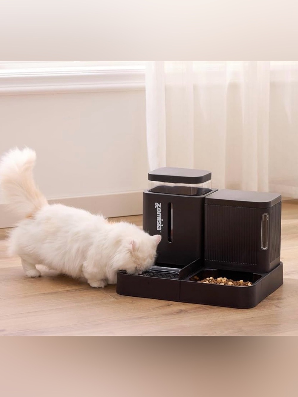 ZOMISIA Gravity Dog and Cat Food Feeder and Water Dispenser Set Water Dispenser